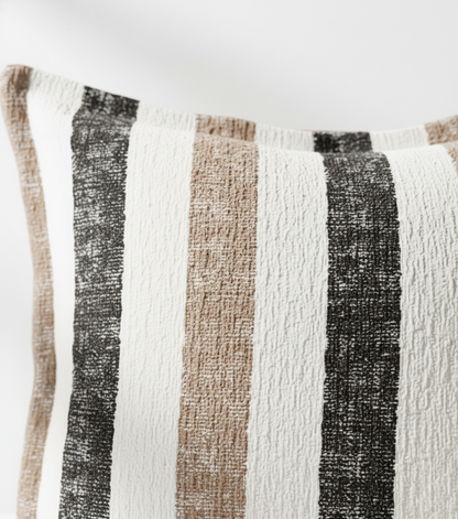 Vertical Striped Upholstery Fabric with Soft Textured | Ridorn