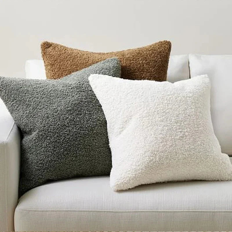 Vidano Ezeketta Bouclé Handwoven Cushion Cover-cushion-Ridorn