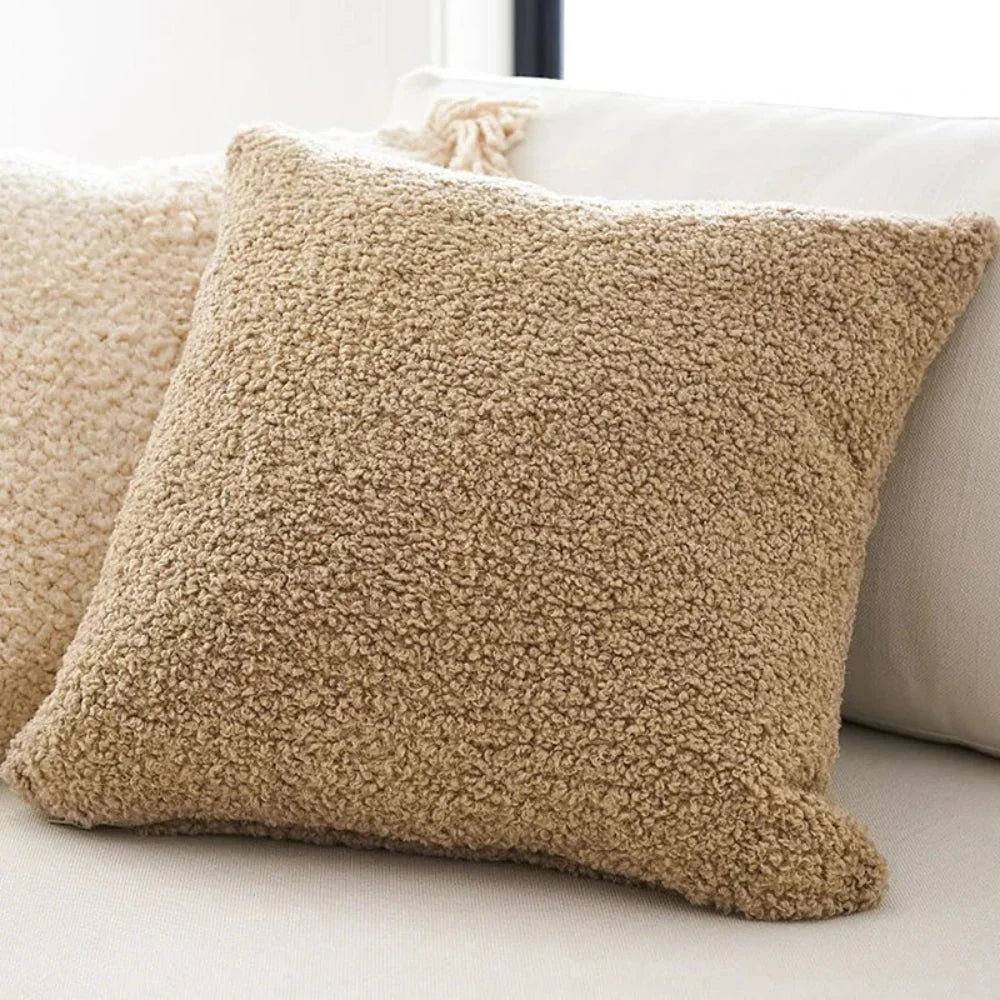 Vidano Ezeketta Bouclé Handwoven Cushion Cover-cushion-Ridorn