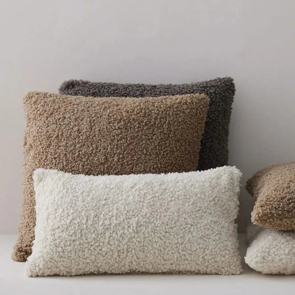 Vidano Ezeketta Bouclé Handwoven Cushion Cover-cushion-Ridorn