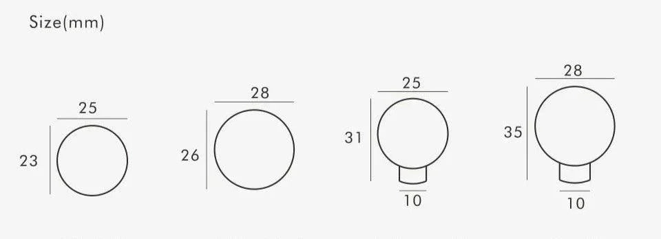 Vidmont Hammered Cabinet Knobs-handles and knobs-Ridorn