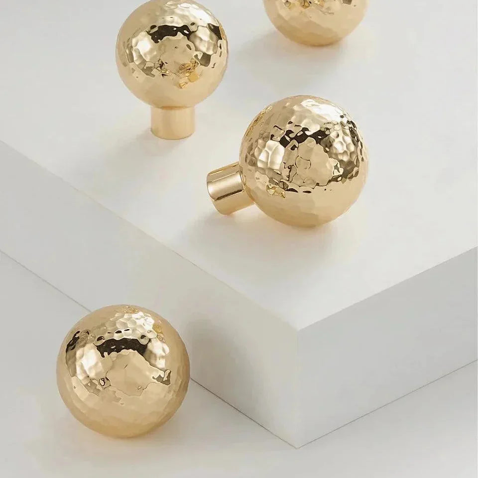 Vidmont Hammered Cabinet Knobs-handles and knobs-Ridorn