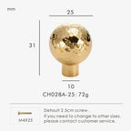 Vidmont Hammered Cabinet Knobs-handles and knobs-Ridorn