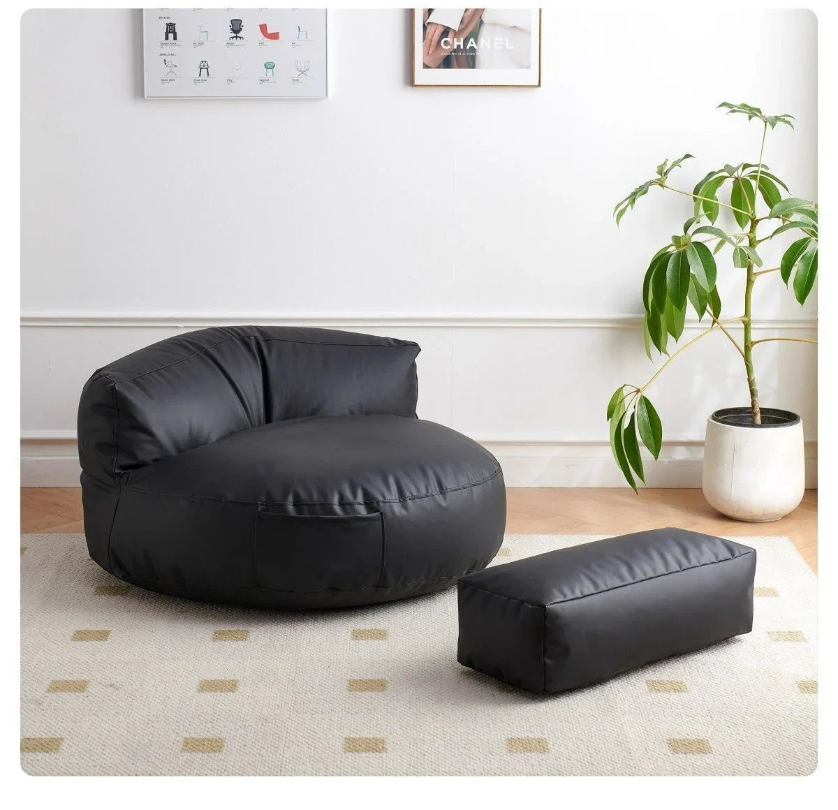 Villen Bean Bag Cover-Sofa-Ridorn
