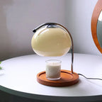 Vintage Glass Candle Warmer Table Lamp | Ridorn-table lamp-Ridorn