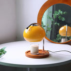 Vintage Glass Candle Warmer Table Lamp | Ridorn-table lamp-Ridorn