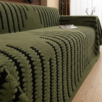 Vintage-Inspired Plush Tufted Couch Cover with Non-Slip | Ridorn-Sofa Cover-Ridorn