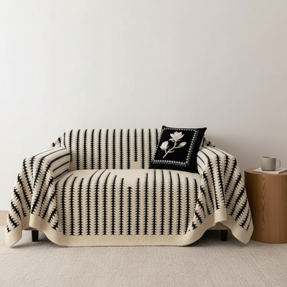 Vintage-Inspired Plush Tufted Couch Cover with Non-Slip | Ridorn