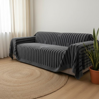 Vintage-Inspired Plush Tufted Couch Cover with Non-Slip | Ridorn