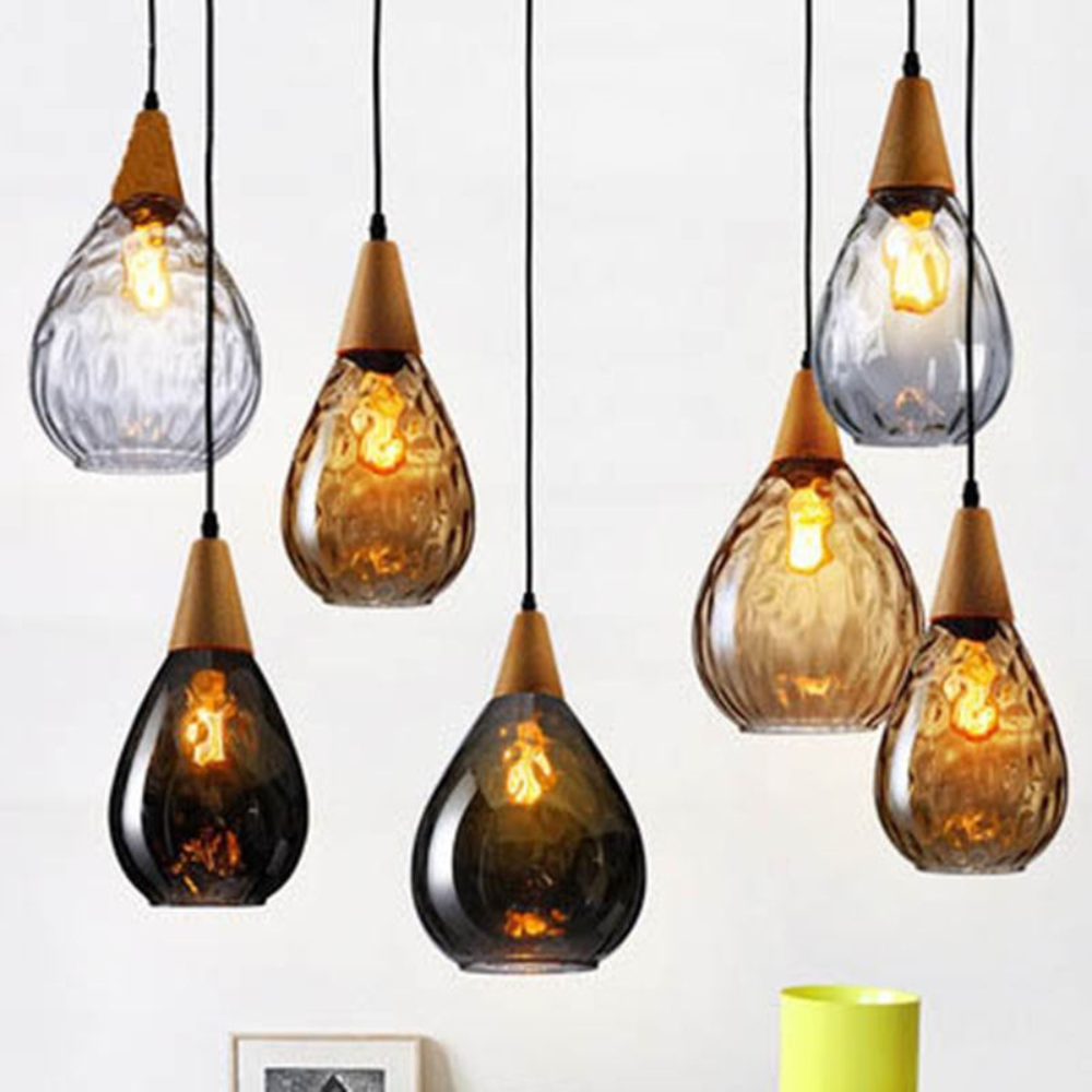 Vintage Teardrop Pendant Light | Classic Hanging Fixture for Dining Rooms and Kitchens-Pendant Lights-Ridorn
