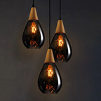 Vintage Teardrop Pendant Light | Classic Hanging Fixture for Dining Rooms and Kitchens-Pendant Lights-Ridorn