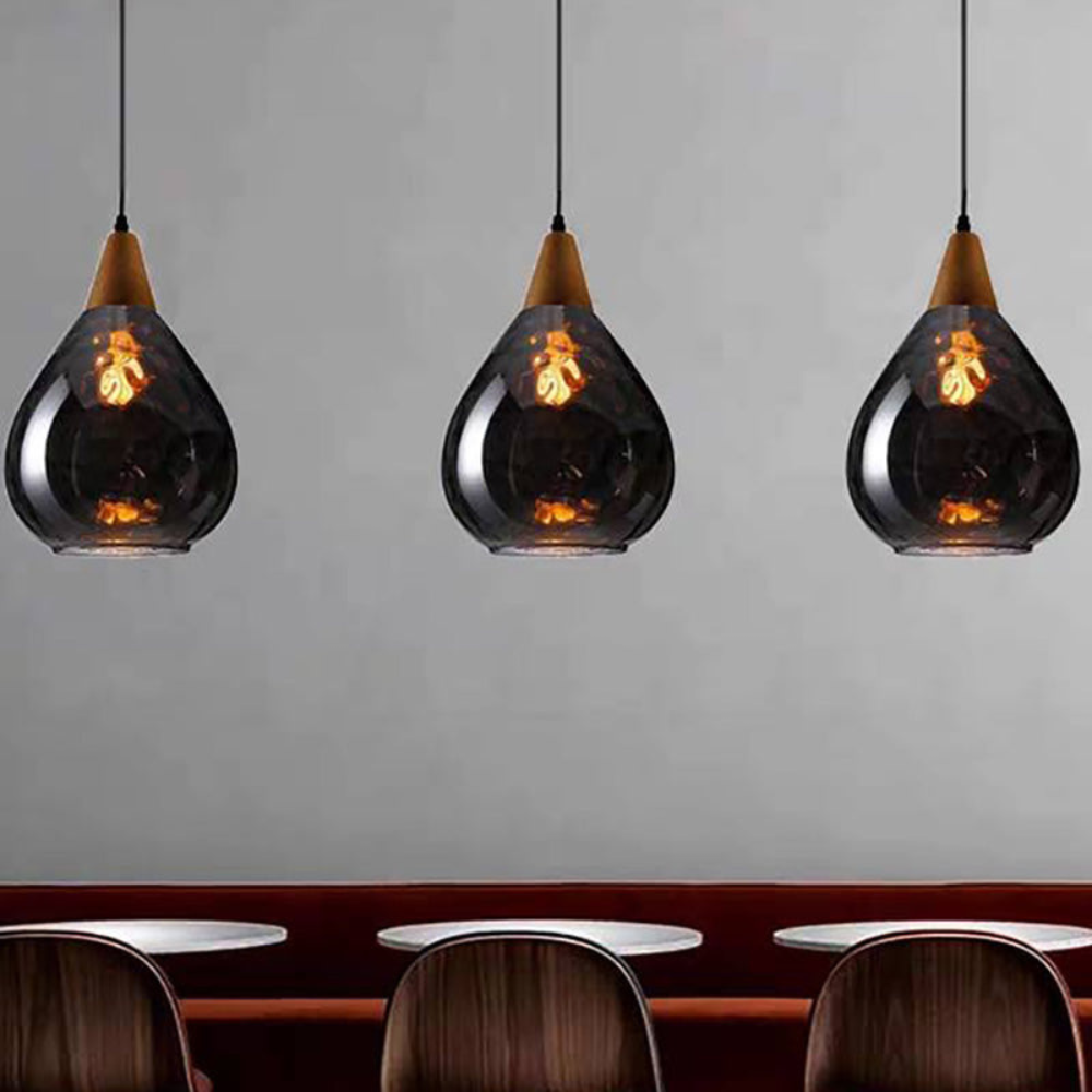 Vintage Teardrop Pendant Light | Classic Hanging Fixture for Dining Rooms and Kitchens-Pendant Lights-Ridorn