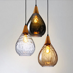 Vintage Teardrop Pendant Light | Classic Hanging Fixture for Dining Rooms and Kitchens-Pendant Lights-Ridorn
