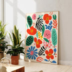 Vivdale Flowers Canvas Painting-Wall Art-Ridorn