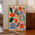 Vivdale Flowers Canvas Painting-Wall Art-Ridorn