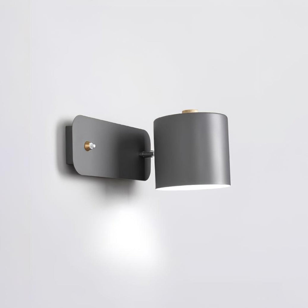 Wall Light Adjustable | Cylindrical Shade Fixture | Ridorn