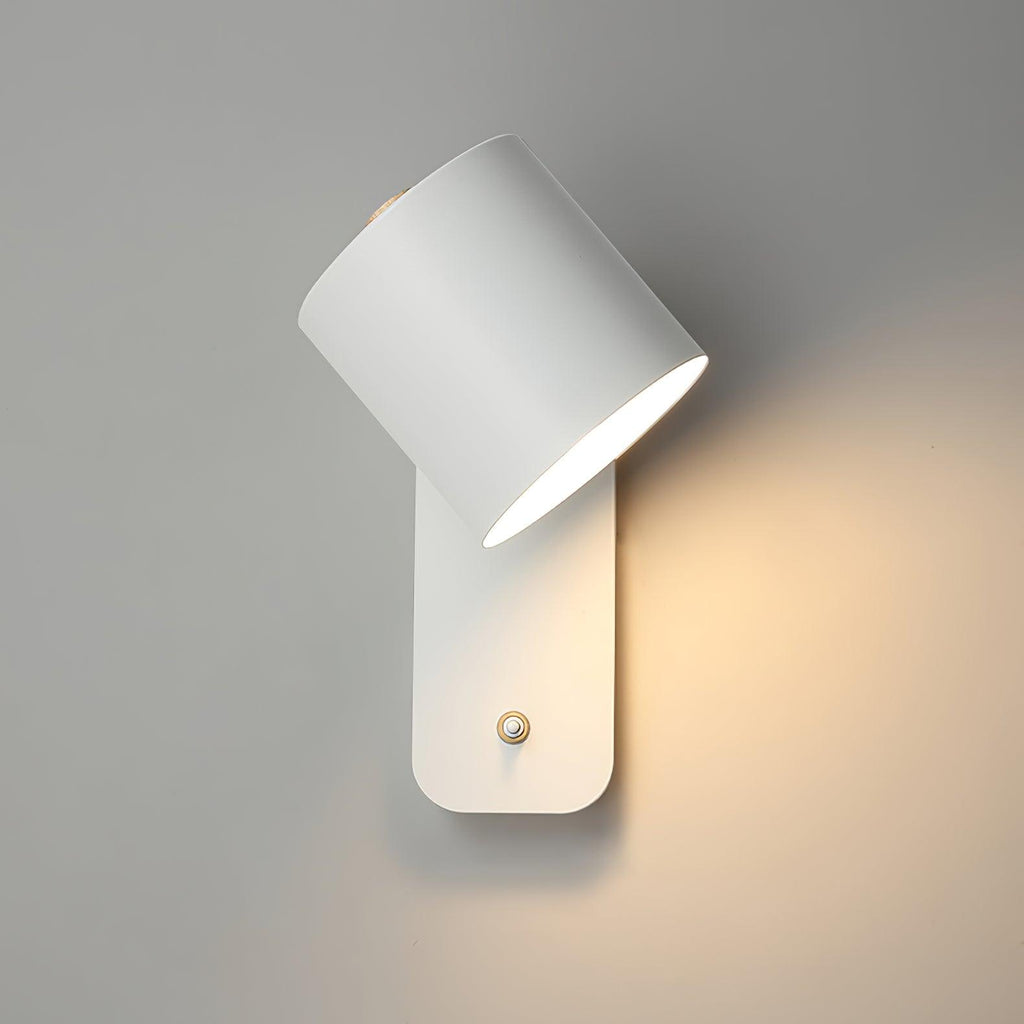 Wall Light Adjustable | Cylindrical Shade Fixture | Ridorn