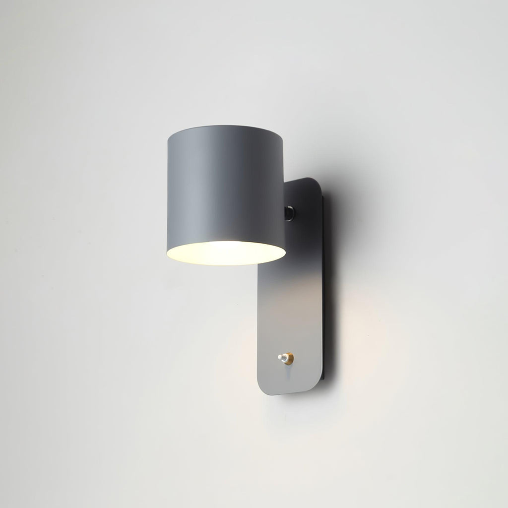 Wall Light Adjustable | Cylindrical Shade Fixture | Ridorn