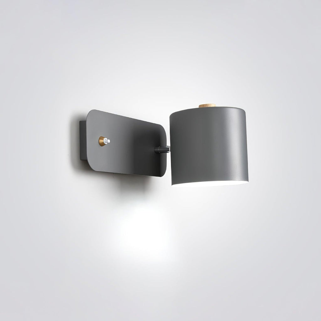 Wall Light Adjustable | Cylindrical Shade Fixture | Ridorn