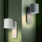 Wall Light Adjustable | Cylindrical Shade Fixture | Ridorn