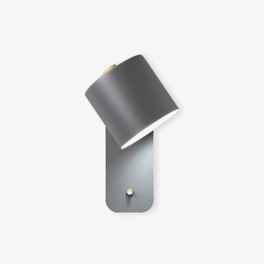 Adjustable wall light cylindrical shade studio view
