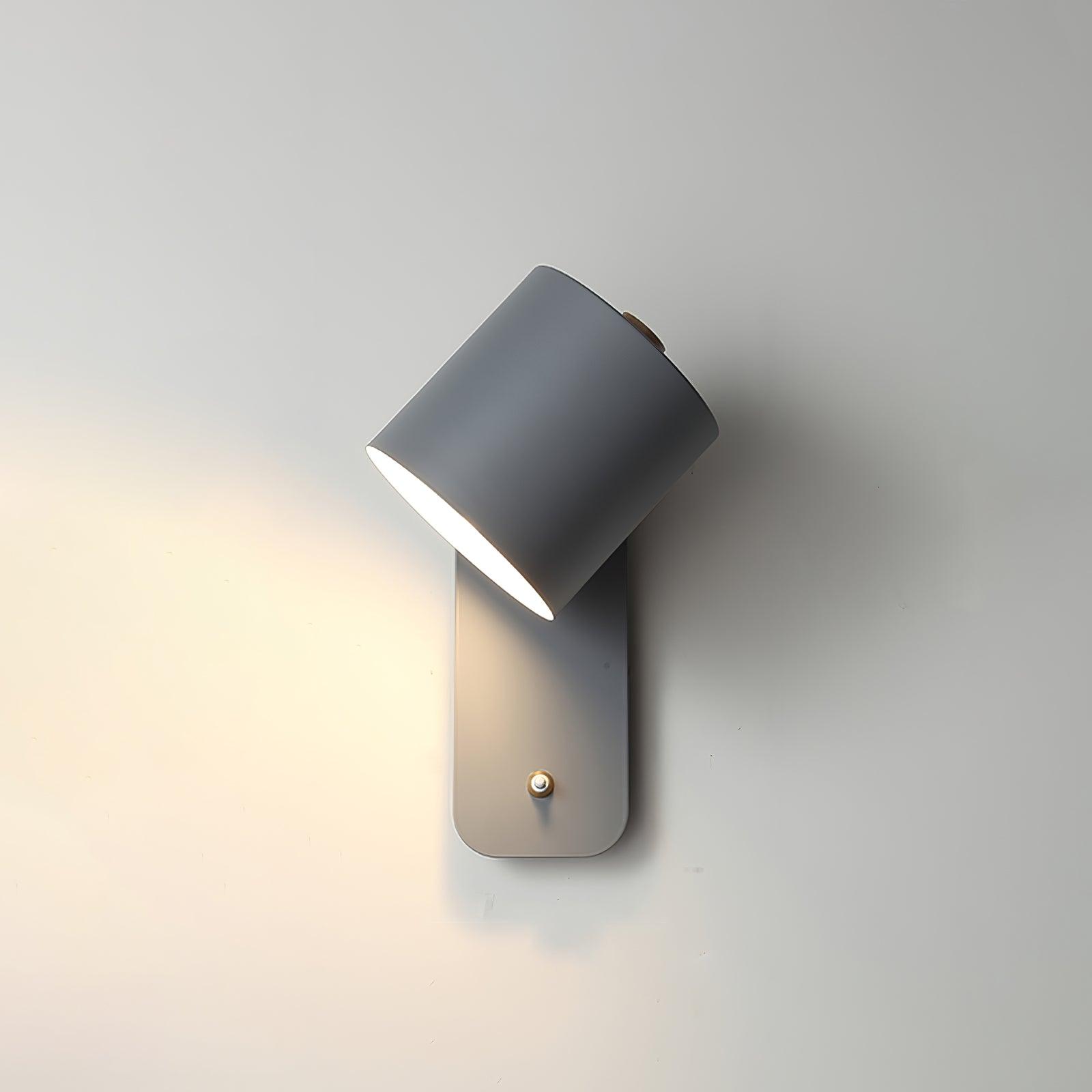 Wall Light Adjustable | Cylindrical Shade Fixture | Ridorn