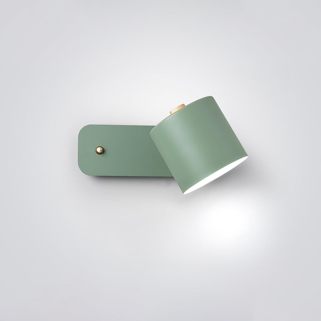 Wall Light Adjustable | Cylindrical Shade Fixture | Ridorn