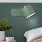 Wall Light Adjustable | Cylindrical Shade Fixture | Ridorn