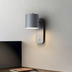 Wall Light Adjustable | Cylindrical Shade Fixture | Ridorn