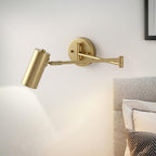Wall Light Adjustable | Swing Arm LED Fixture | Ridorn
