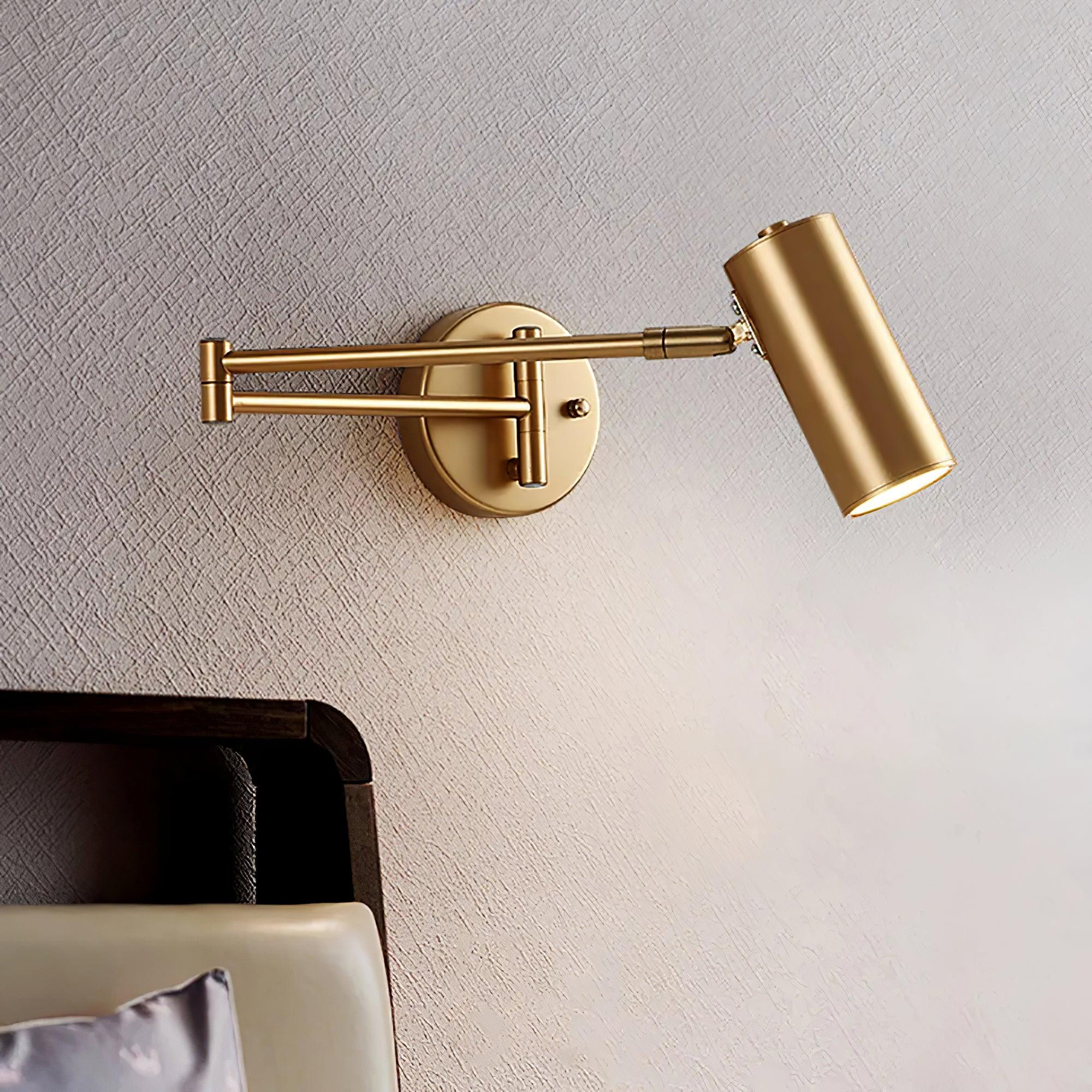 Wall Light Adjustable | Swing Arm LED Fixture | Ridorn
