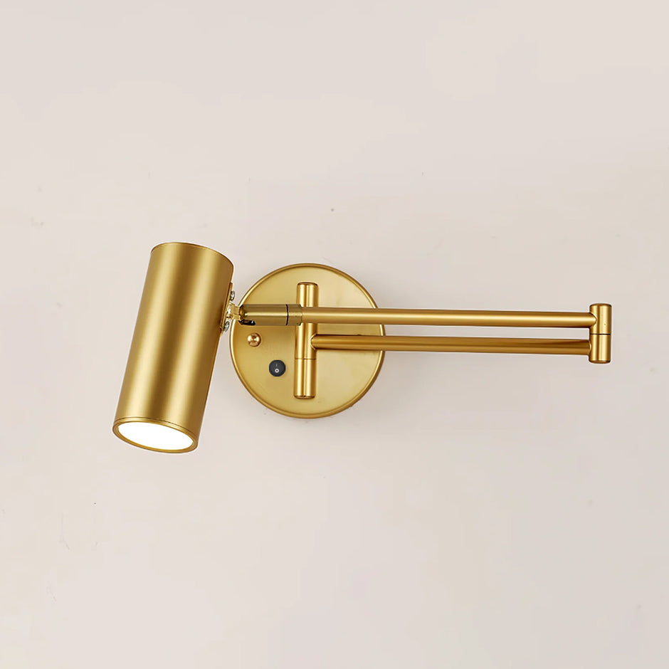 Wall Light Adjustable | Swing Arm LED Fixture | Ridorn
