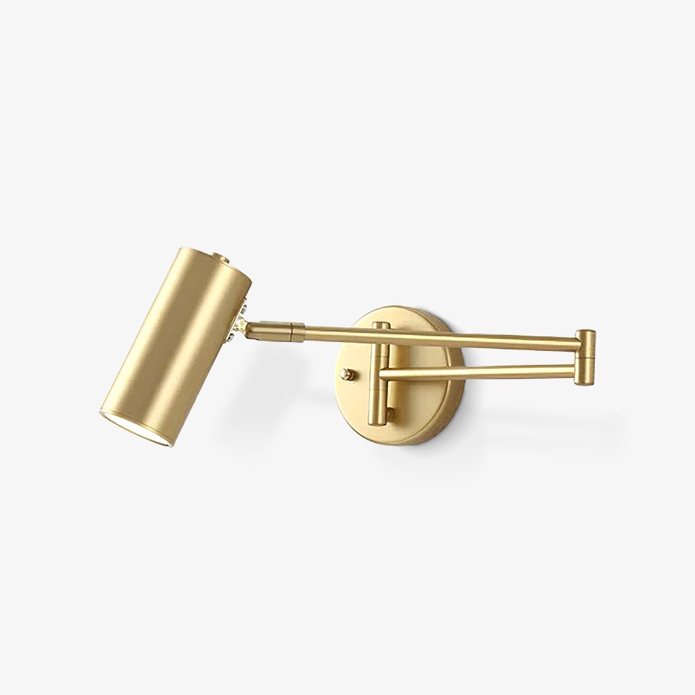 Wall Light Adjustable Swing Arm LED Fixture front view