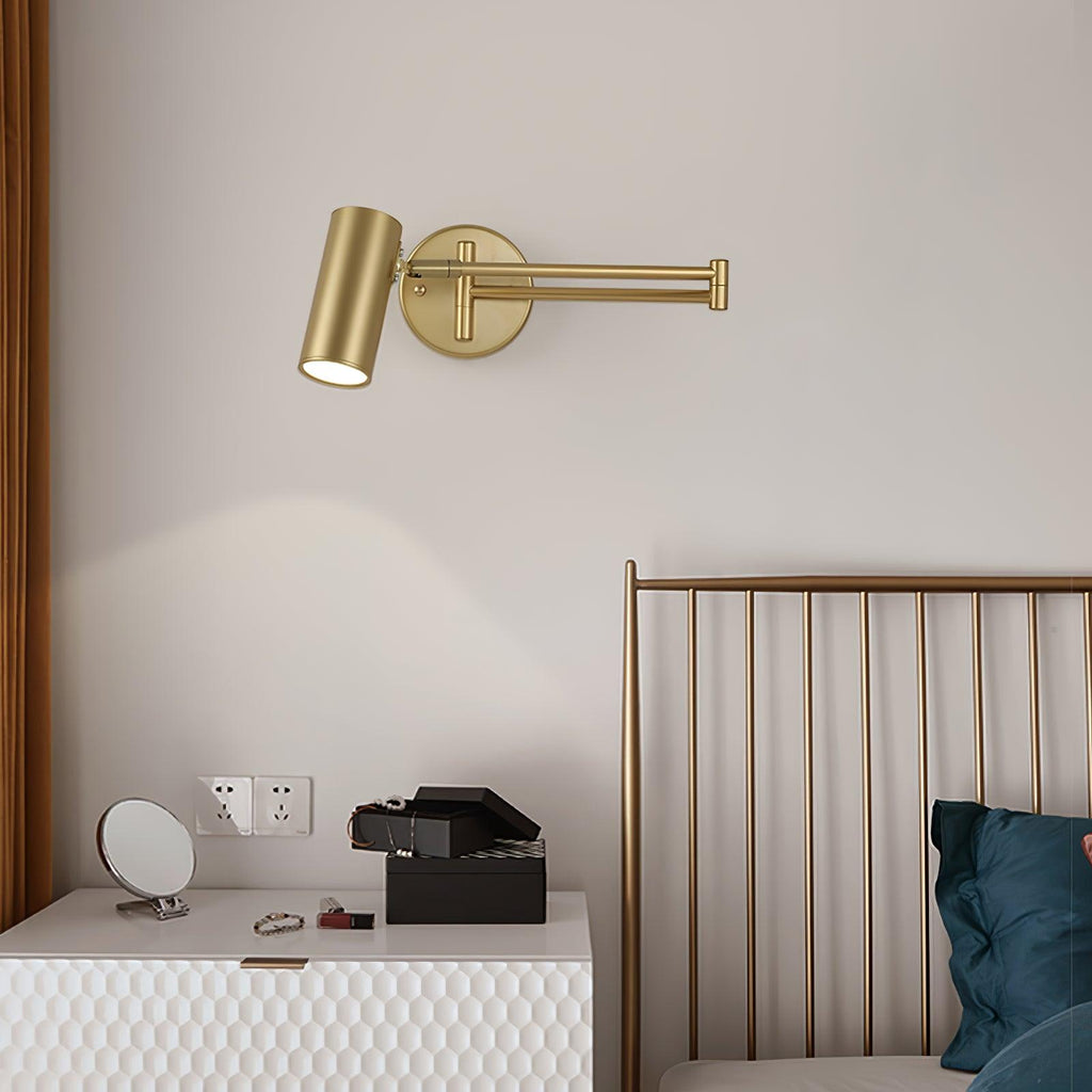 Wall Light Adjustable | Swing Arm LED Fixture | Ridorn