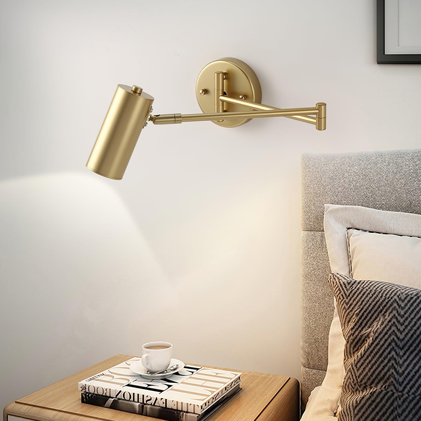 Wall Light Adjustable | Swing Arm LED Fixture | Ridorn