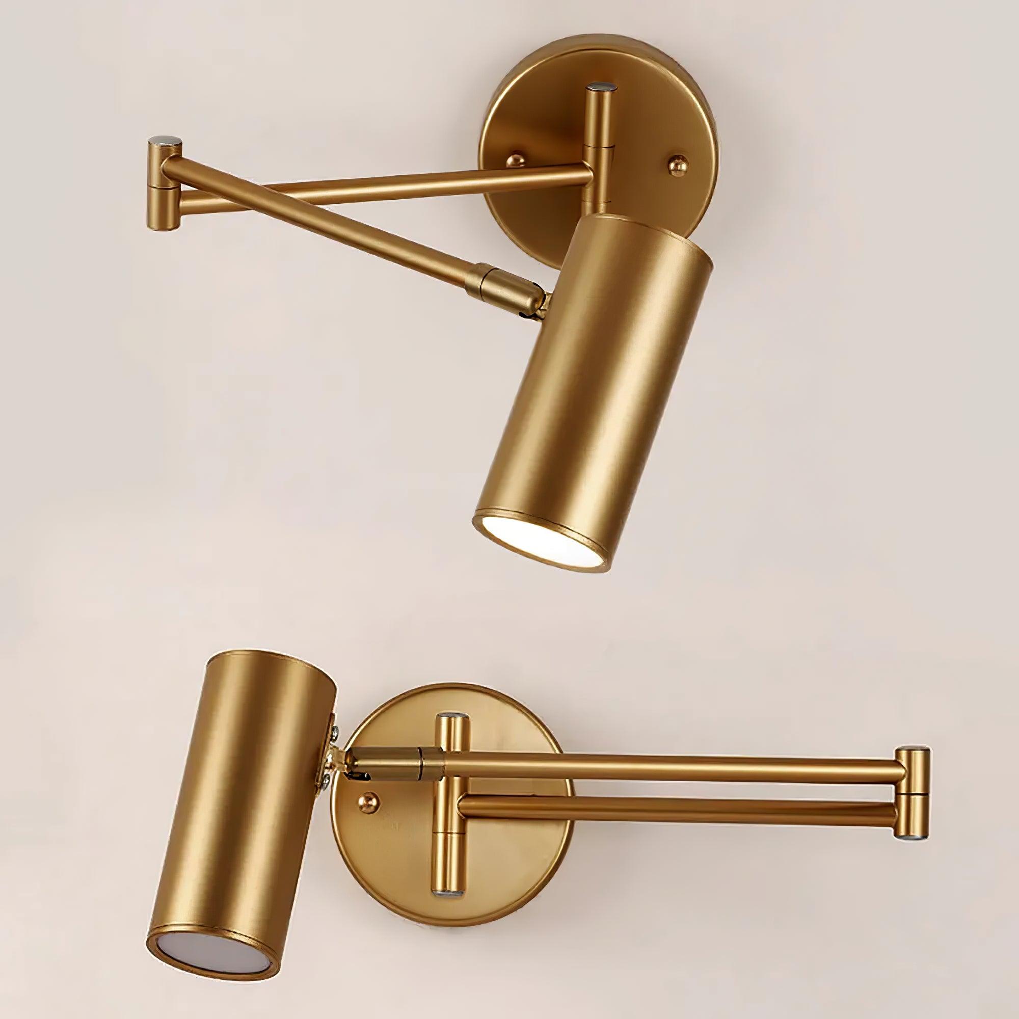 Wall Light Adjustable | Swing Arm LED Fixture | Ridorn