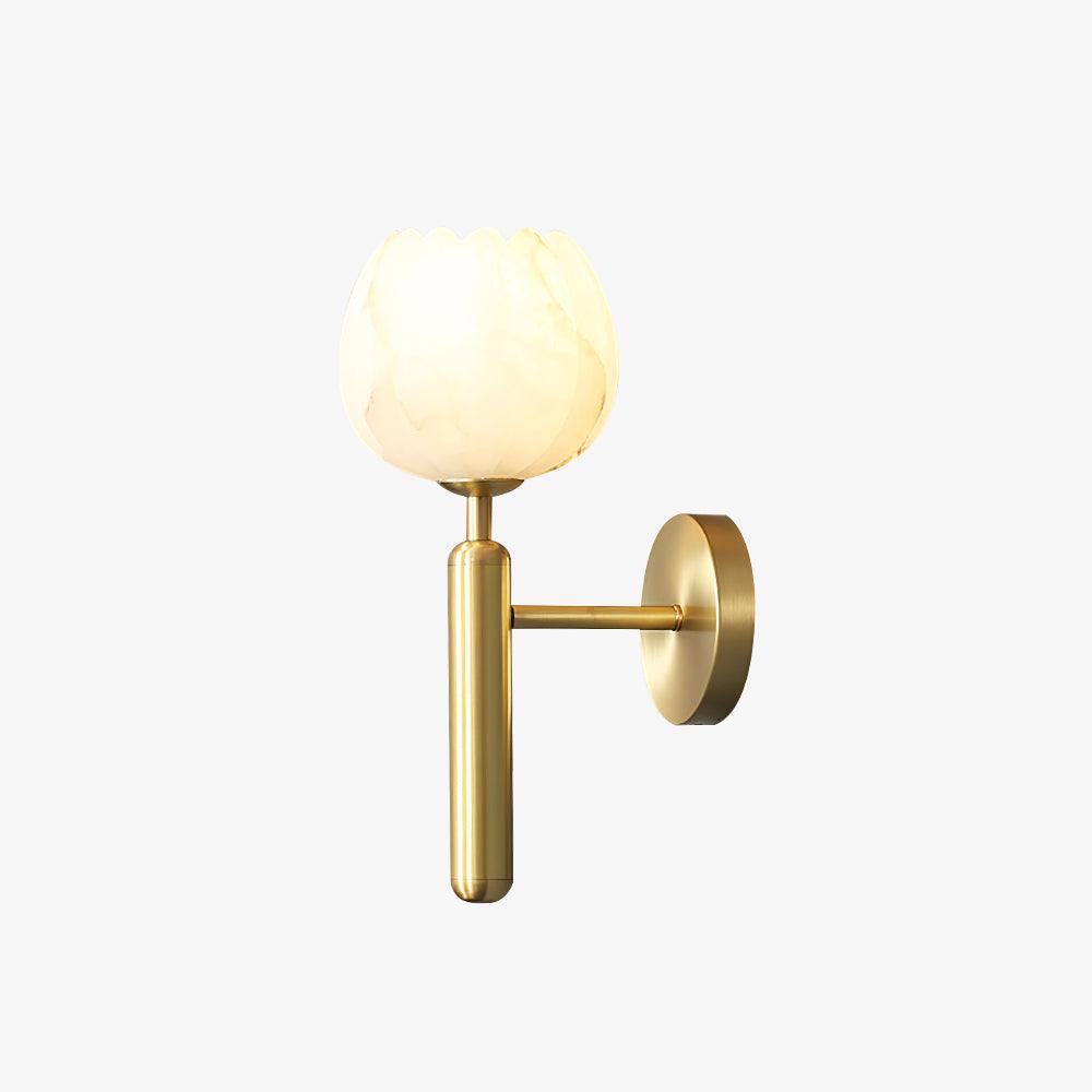 Wall Light Decorative | Brass and Alabaster Fixture | Ridorn