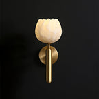 Wall Light Decorative | Brass and Alabaster Fixture | Ridorn