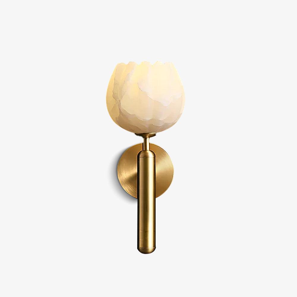 Wall Light Decorative | Brass and Alabaster Fixture | Ridorn