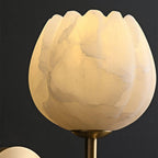 Wall Light Decorative | Brass and Alabaster Fixture | Ridorn