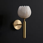 Wall Light Decorative | Brass and Alabaster Fixture | Ridorn