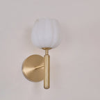 Wall Light Decorative | Brass and Alabaster Fixture | Ridorn