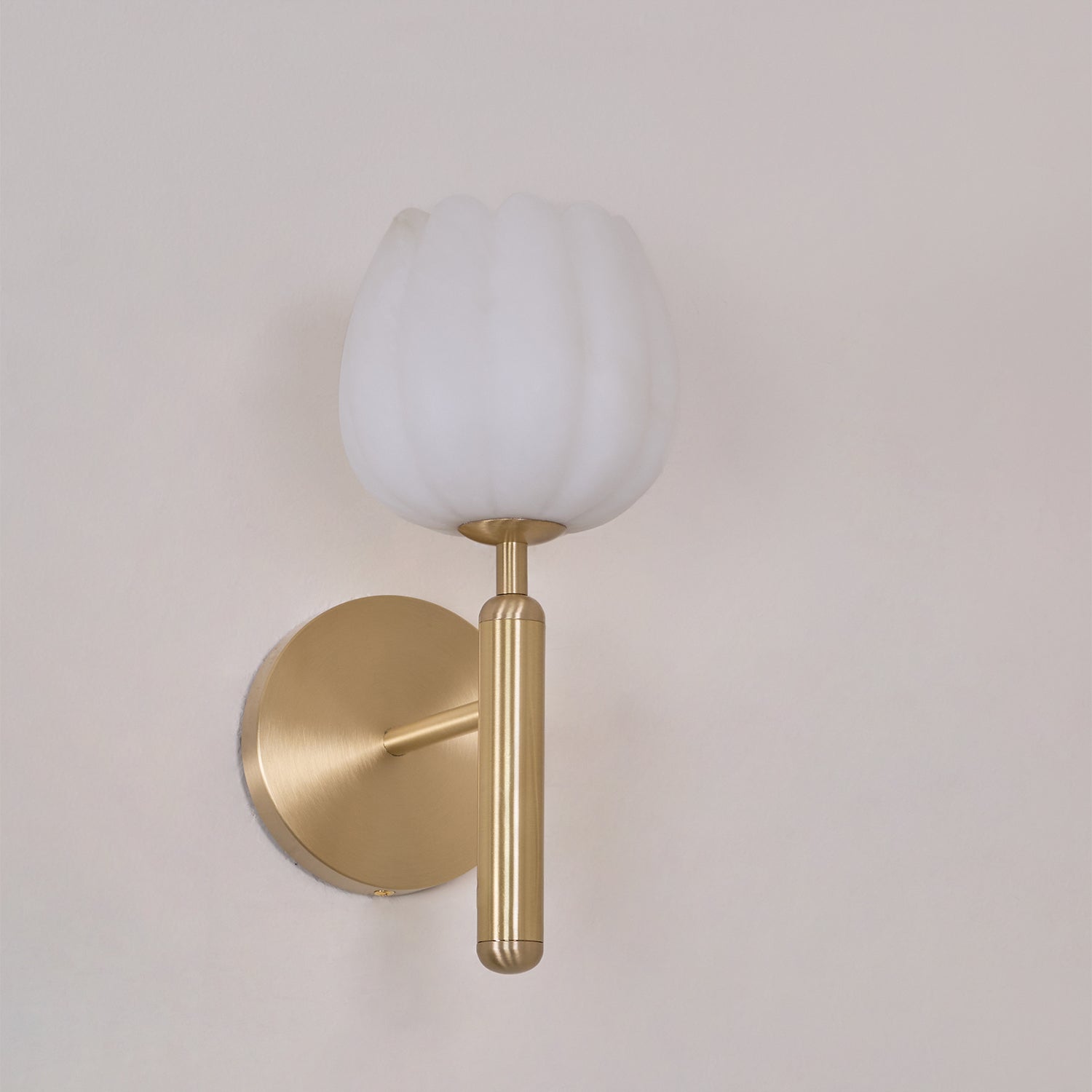 Wall Light Decorative | Brass and Alabaster Fixture | Ridorn