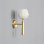 Wall Light Decorative | Brass and Alabaster Fixture | Ridorn