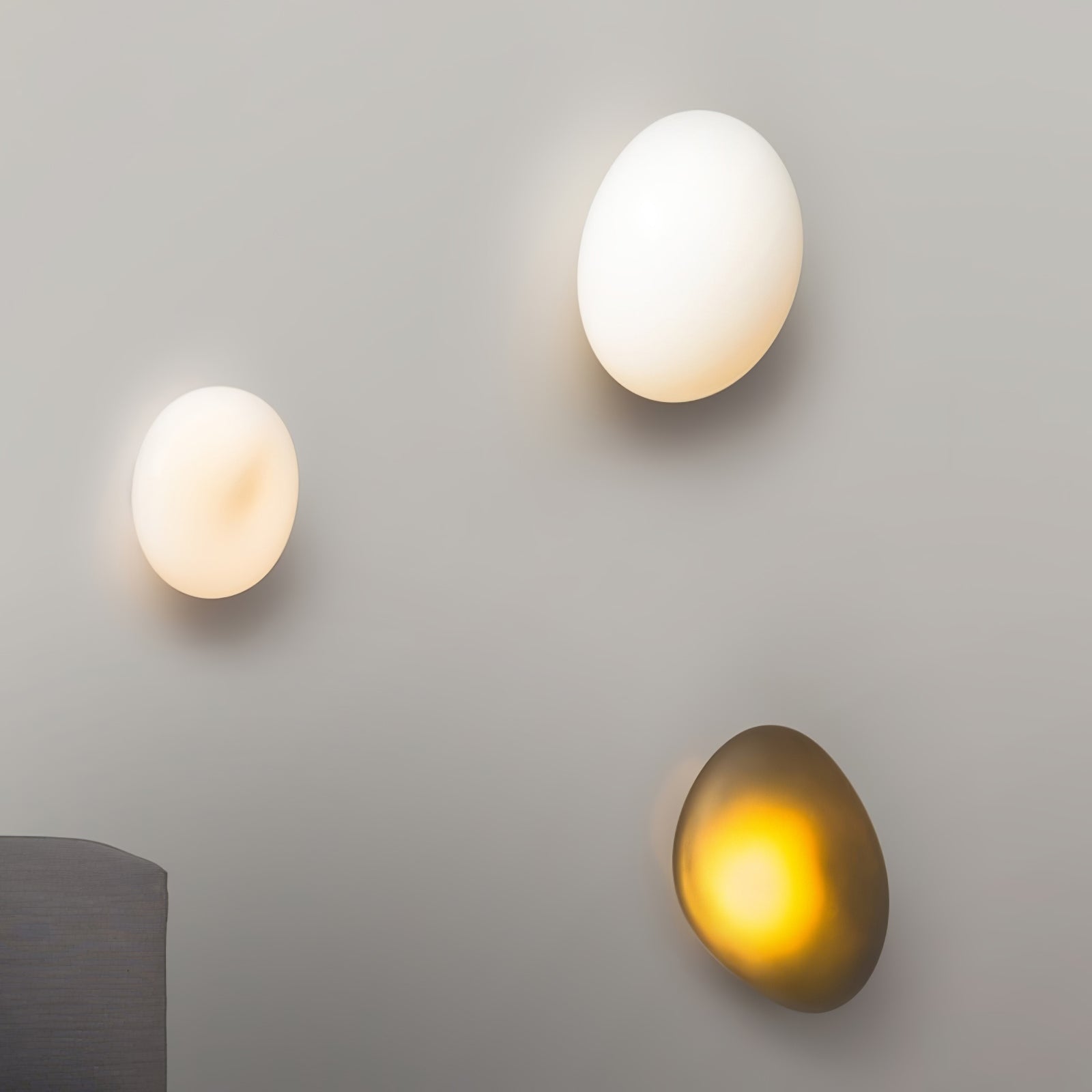Wall Light Oval | LED Glass Fixture | Ridorn