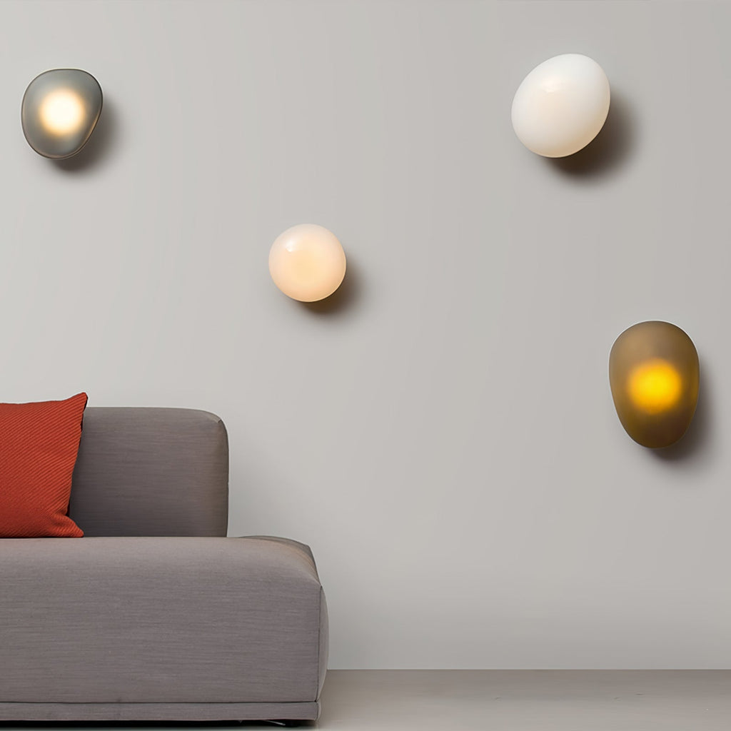 Wall Light Oval | LED Glass Fixture | Ridorn