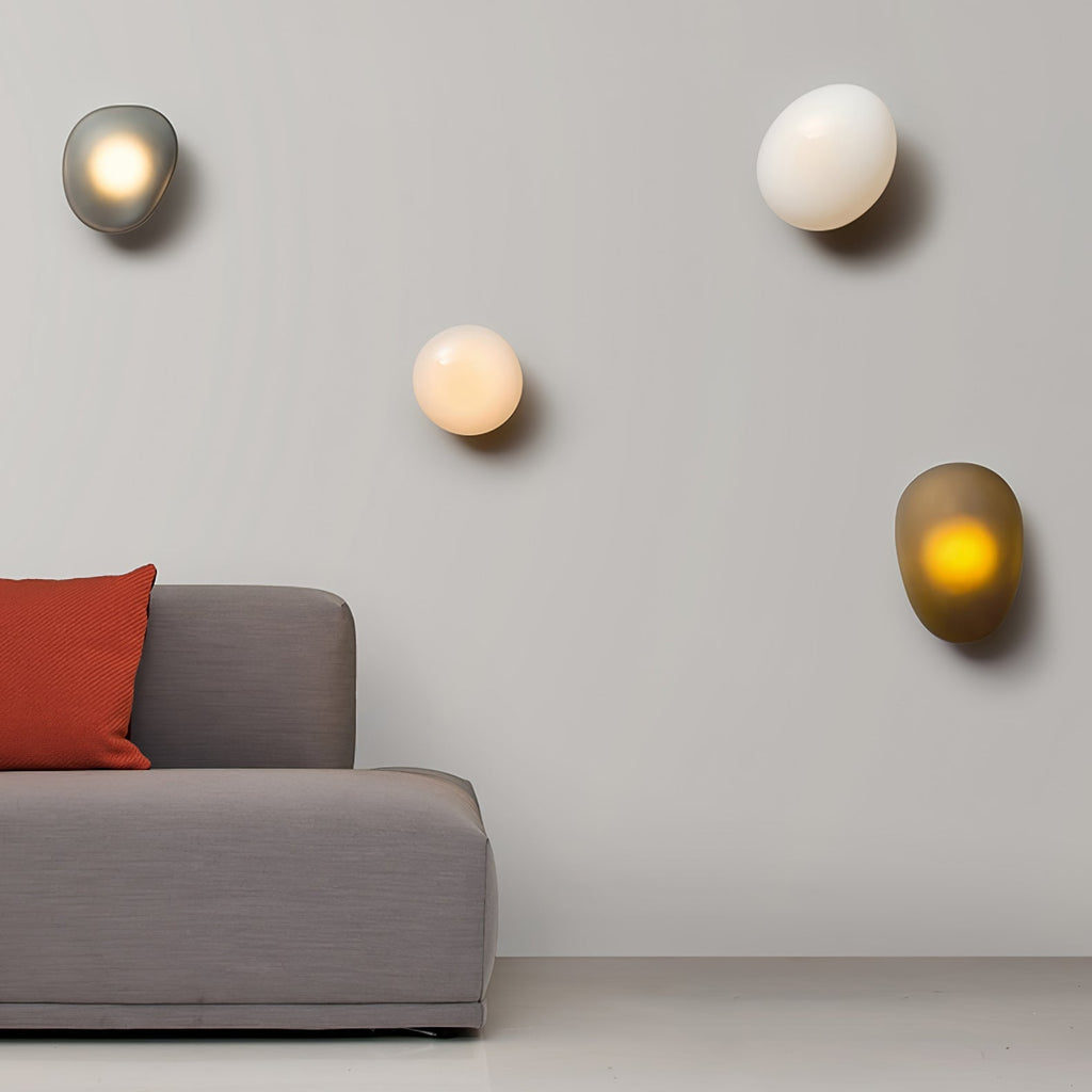 Wall Light Oval | LED Glass Fixture | Ridorn