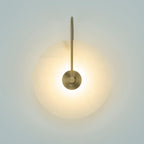 Wall Light Round | LED Alabaster Fixture | Ridorn