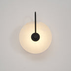 Wall Light Round | LED Alabaster Fixture | Ridorn