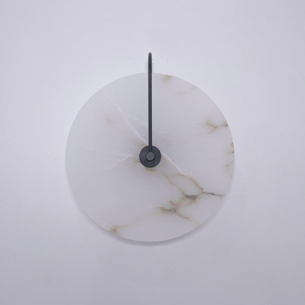 Wall Light Round | LED Alabaster Fixture | Ridorn